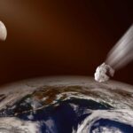 Asteroide nello spazio